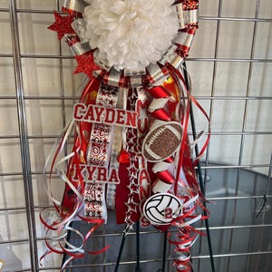 Homecoming Mum/Garter - Fully customizable! PLEASE inbox me before purchase for availablity.