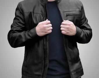 Cuir Jackets Urban Drift Lambskin Roadster Jacket - Premium Lambskin Leather with 2 Colors