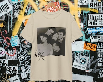Vintage Bjork/ The Sugercubes Heavy Cotton Printed Boxy Unisex Tee Shirt