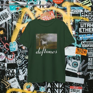 Deftones White Pony Vintage Album Style Grunge Rock Band Shirt Boxy Fit Forrest Tee