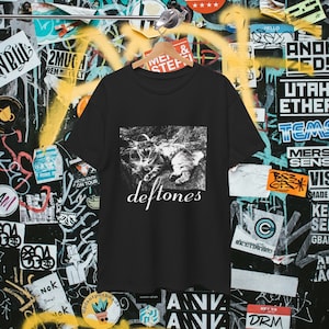 Deftones Original Adrenaline Cat Vintage Design Rare Boxy Fit Baggy Band Shirt