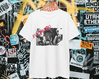 The Sex Pistols Vintage Style Band Shirt Inspired Shirt Baggy Fit Boxy Tee