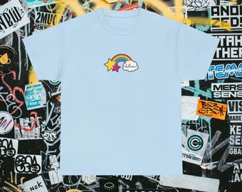 Deftones Inspired Rainbow LGBT+ Vintage Design Rare Boxy Fit Baggy Band Shirt