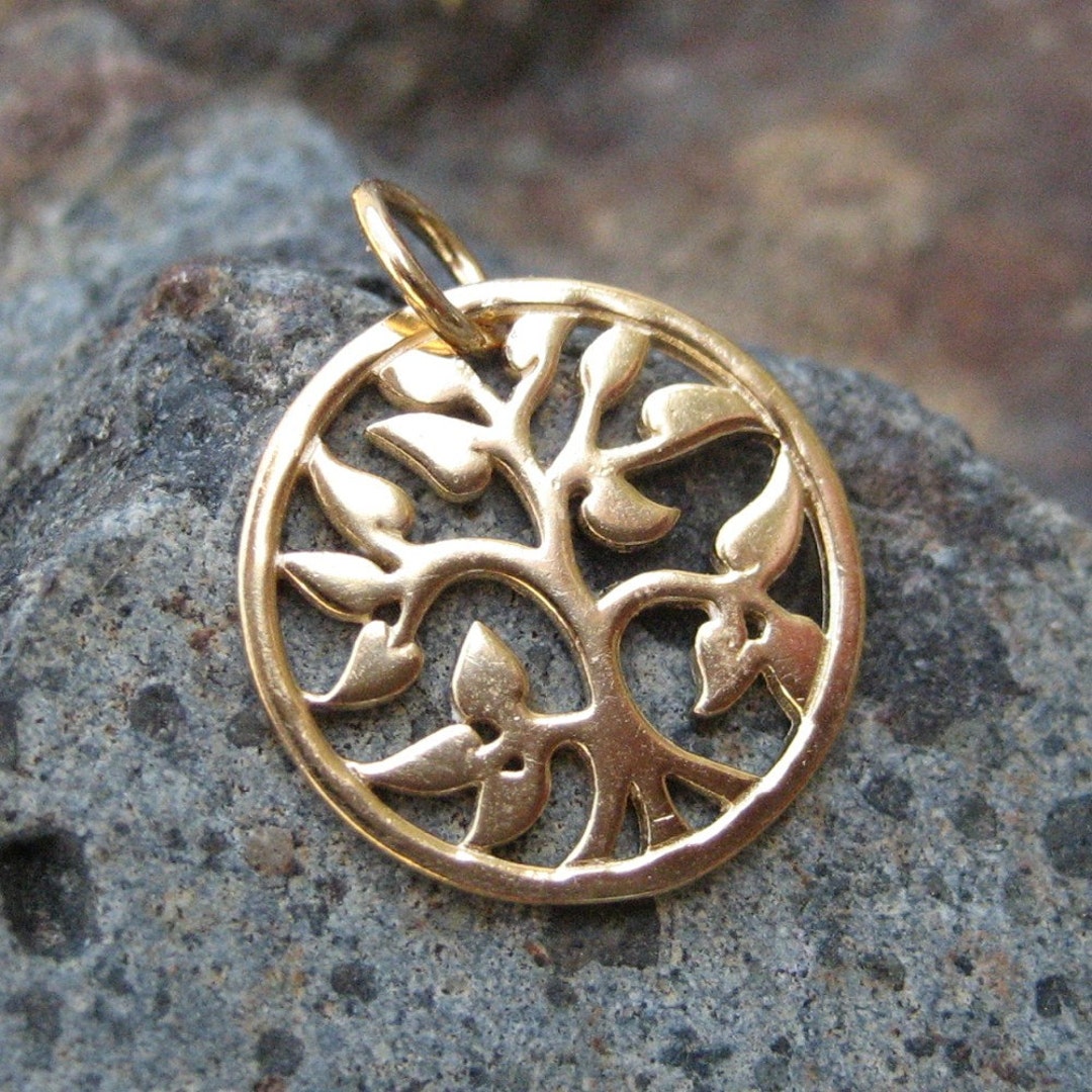 Tree of Life Necklace – Gold Vermeil Pendant – 14K Gold Over Sterling ...