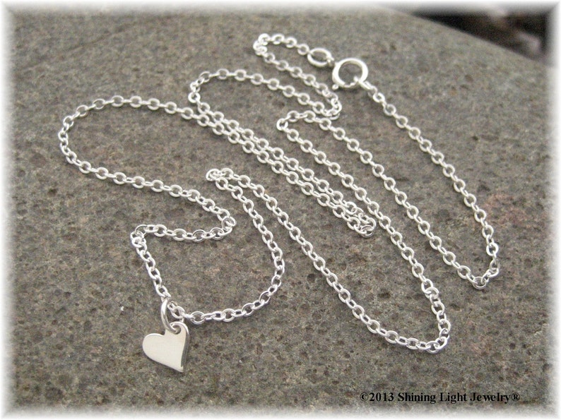 Sturdy 18 Inch Sterling Silver Chain Choose Lobster or Ring Clasp Hand Assembled image 2