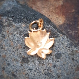 Gold Blooming Lotus Charm Vermeil Gold Lotus Necklace 24K Gold over Sterling Silver Optional Custom Length Gold Chain image 2