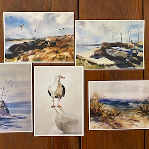 Postales artísticas A6, paquete de 5 unidades, Portugal, 2024