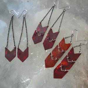 Pendientes Chevron de cobre: simples, dobles o triples, ¡tú eliges!