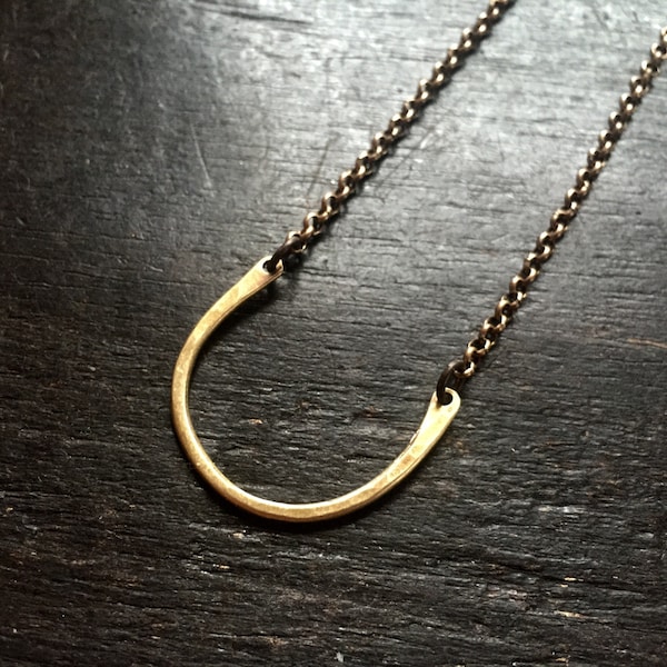 Brass Ring Holder Necklace