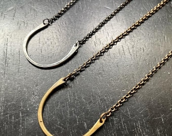 Brass Ring Holder Necklace
