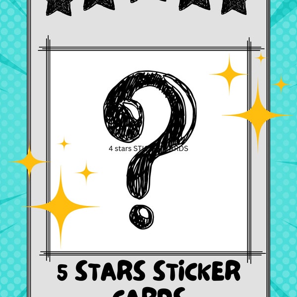 5 star sticker mono go