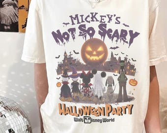 Camiseta retro de Mickey y sus amigos para la fiesta de Halloween de 2026 en Epcot, camiseta de calabaza con esqueleto de Disney, camiseta para vacaciones familiares de Halloween en WDW