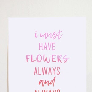 I Must Have Flowers Always and Always Claude Monet image 2