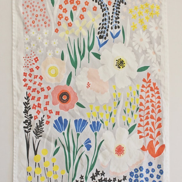 LAST ONE! - Anemone Garden Dishtowel