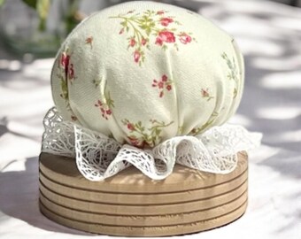 Alfiletero de rosas: Portaagujas de madera, regalo para costureras