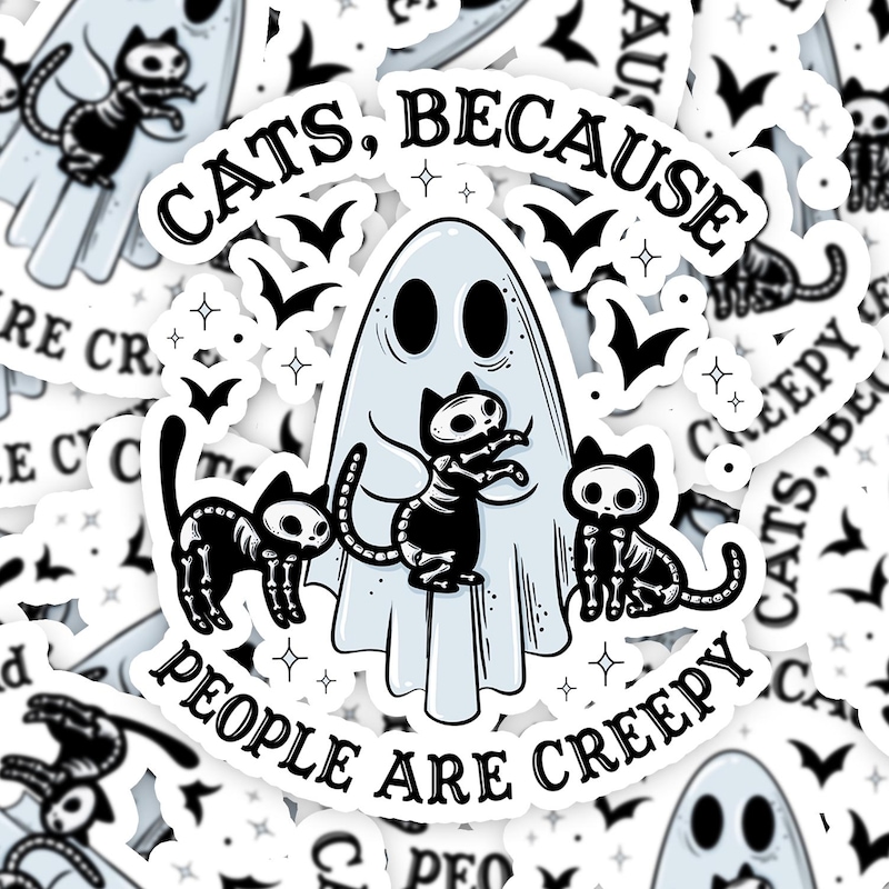 Creepy Stickers - Etsy