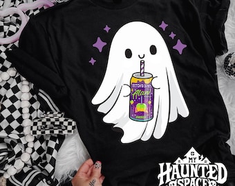 Witch's Brew Ghost Shirt, Cute Soda Can Energy Drink Ghost Shirt Energy Drink Ghost Sweatshirt  Energy Drink Lover Halloween Gift