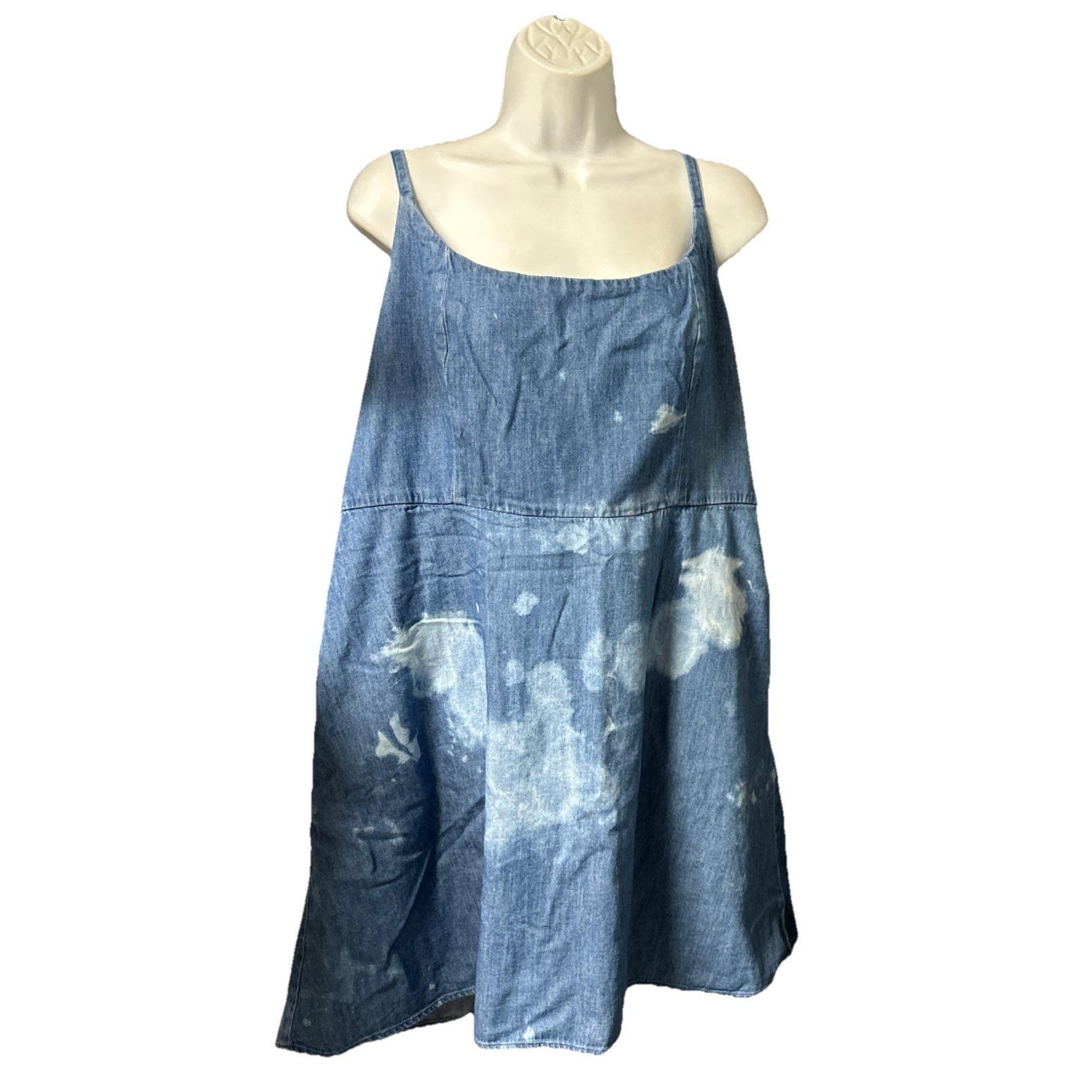 Bleached Denim Dress - Etsy