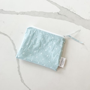 Mini Wet Bag | Small Waterproof Pouch for Pacifiers, Snacks, Baby Essentials, Diaper Bag Must-Have, Travel, Toiletries & Gifts | Blue