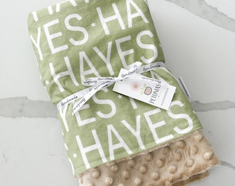 Name Baby Blanket | Personalized Name Blanket | Soft Baby Blanket | Baby Shower Gift | Keepsake Baby Blanket | Custom Baby Gift