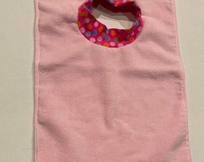 Towel Bib by PETUNIAS - absorbent washable dryable knit baby toddler gift