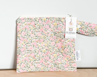 Floral Small Wet Bag: Reusable Waterproof Storage for Swim, Travel