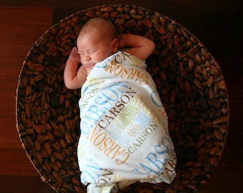 Personalized Minky Blanket | Custom Name Blanket | Toddler Blanket | Kids Keepsake Blanket | Baby Shower Gift | Soft Kids Blanket