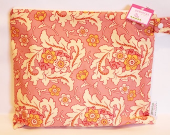 Medium Wet Bag for Everyday Use | Reusable Wetbag for Diapers, Travel, Swim, Gym, Makeup & Toiletries | Eco-Friendly Storage | Floral