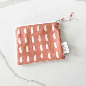 Mini bolsa húmeda / pequeña bolsa reutilizable / organizador de viaje para bocadillos, maquillaje, golosinas para mascotas, bolsa de pañales, artículos de tocador, bebés, regalos y más / minimalista