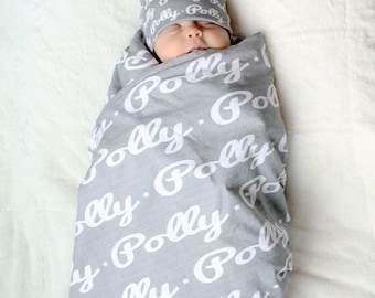 Name  Baby Blanket, Minky Personalized Blanket, Soft Baby Blanket, Baby Shower Gift, Keepsake Baby Gift, Custom Newborn Blanket, Toddler