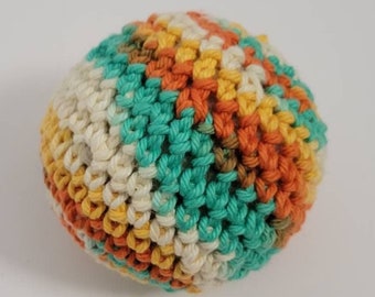 Brightly Colored Catnip Cat Toy Ball Cotton