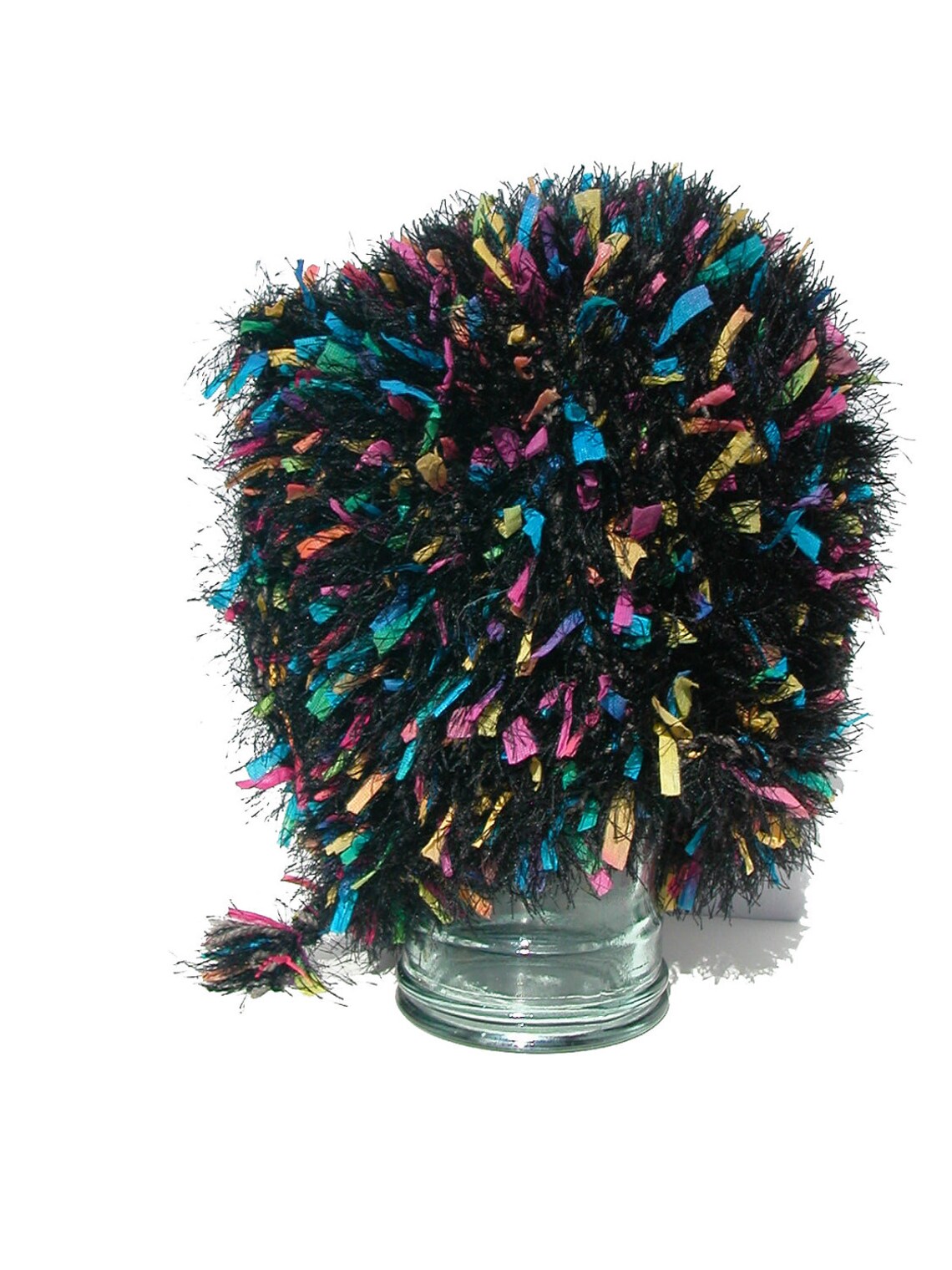 Kitty Cat Ear Hat Style Black and Multicolored Wool Etsy