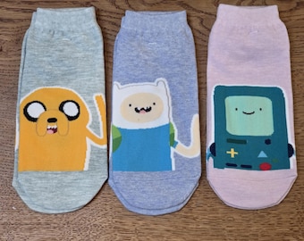 Cute Adventure Time Ankle Socks!