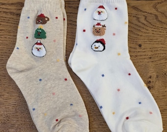 Cute Korean Christmas Socks!