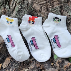 Cute 'Powerpuff Girls' Ankle Socks Collection!