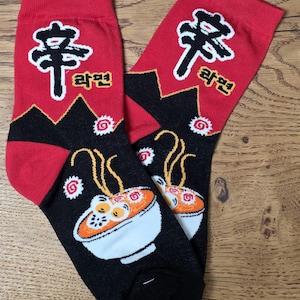 Shin Ramen, Korean Spicy Noodle Socks!