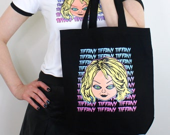 Bride Of Chucky Tiffany Tote Bag Horror Movie Purse Childs Play Halloween Goth