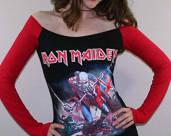 iron maiden dress shirt