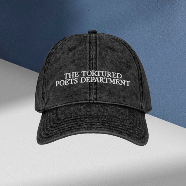 The Tortured Poets Department Embroldered Vintage Dad Hat, TSwift New Album, All's Fair in Love and Poetry, TTPD Swiftie