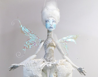 New Low Price! Online Class - Create A 17 Inch Cloud Pixie Cloth Art Doll Mixed Media workshop - Paula McGee