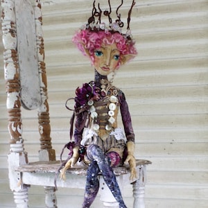 Willabelle Fantasy Complete Fairy Doll Workshop Online Class Work at your own pace DIY Cloth Art Dollmaking Pattern Tutorial pdf and videos