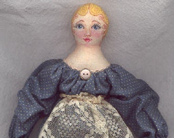 FAERIE MOUSE~MISS MYRTLE MOSELLE MOUSIE~Paula McGee 6/" cloth art doll pattern