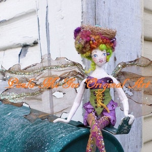 TansyMae 9 Inch Fairy Cloth Doll Online Class DIY Sewing Pattern PDF Download Tutorial Flower Fairies by Faerie DollMother Paula Casey McGee image 1