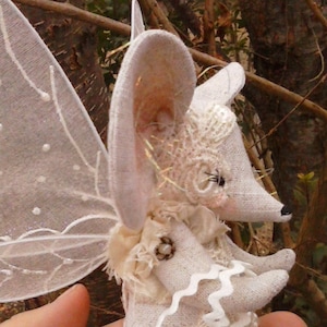 Mouse Cloth Doll Fairy Mouse Ornament PDF Download DIY Sewing Pattern by the faerie dollmother Paula Casey McGee