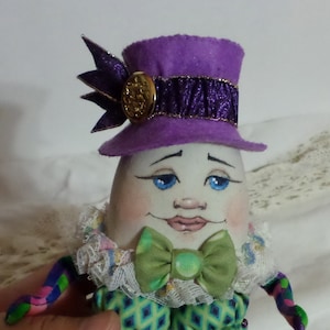 Humpty Dumpty DIY PDF Download Druckbares Schnittmuster - Stoffpuppe Osterei Pastell Kinderzimmer Dekoration Babyzimmer Geschenk Paula McGee