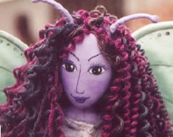 Luna Moth Fairy Doll Sewing Pattern: Mystical Cloth Art (PDF Download)