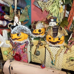 Sewing Pattern Pumpkin Spice Pirate Cloth Art Doll Print Sew Pattern DIY Anthropomorphic Jack O'Lantern PDF Doll Making Fall Paula McGee image 7