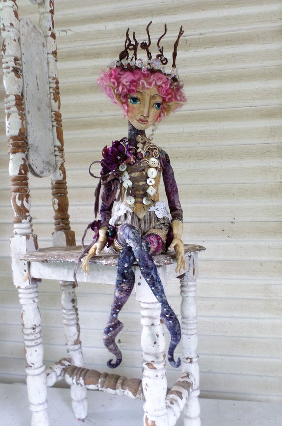 Willabelle E-class Full Doll Making Techniques Fantasy Fairy Doll Workshop: DIY Cloth Doll Tutorial (PDF & Videos)