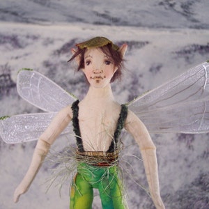 Woodland Forest Boy Faery DIY Sewing Pattern Fairy Art Doll Tutorial PDF Download Doll Making Faerie DollMother Paula McGee