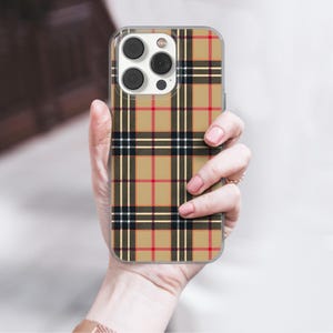 Tartan Plaid Phone Case Scottish cover fits iPhone 16 Pro, iPhone 14, Samsung S25, A53, S21, S23 Ultra, Google pixel 9 Pro